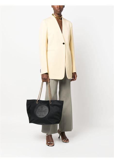Black Ella logo-patch tote bag - TORY BURCH women TORY BURCH | 152313001